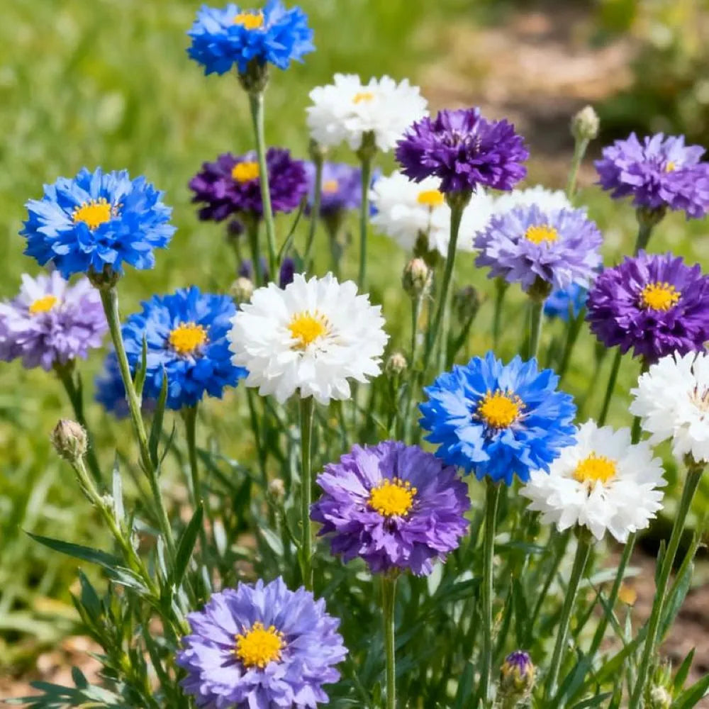 🌱Premium Cornflower Seeds: No Green Thumb Required! 🌸