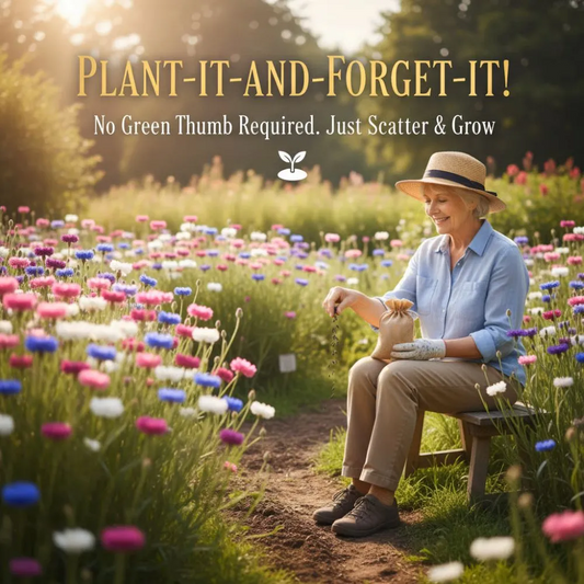 🌱Premium Cornflower Seeds: No Green Thumb Required! 🌸