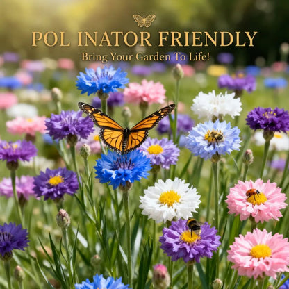 🌱Premium Cornflower Seeds: No Green Thumb Required! 🌸