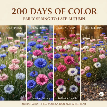 🌱Premium Cornflower Seeds: No Green Thumb Required! 🌸