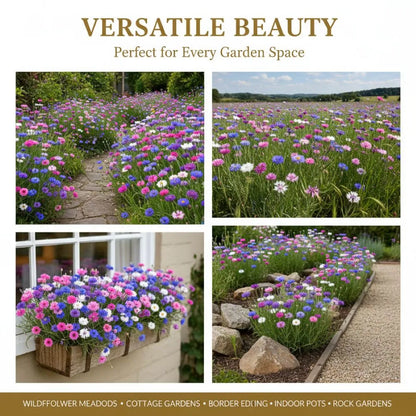 🌱Premium Cornflower Seeds: No Green Thumb Required! 🌸