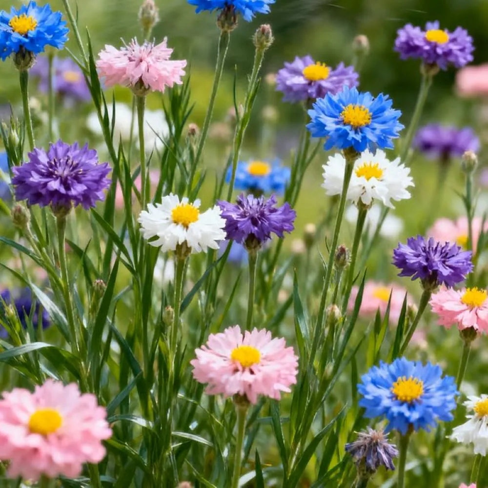 🌱Premium Cornflower Seeds: No Green Thumb Required! 🌸