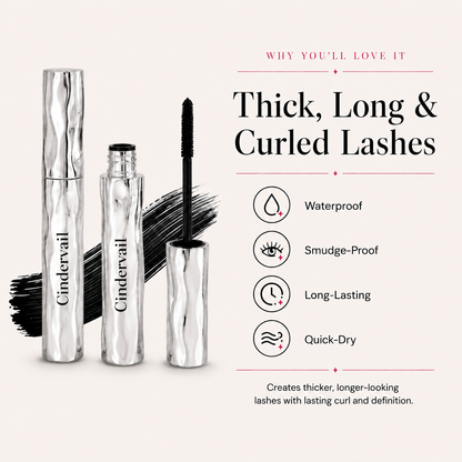 Waterproof Fibre Mascara💧 – Volume & Length without Clumping for Dramatic Moments